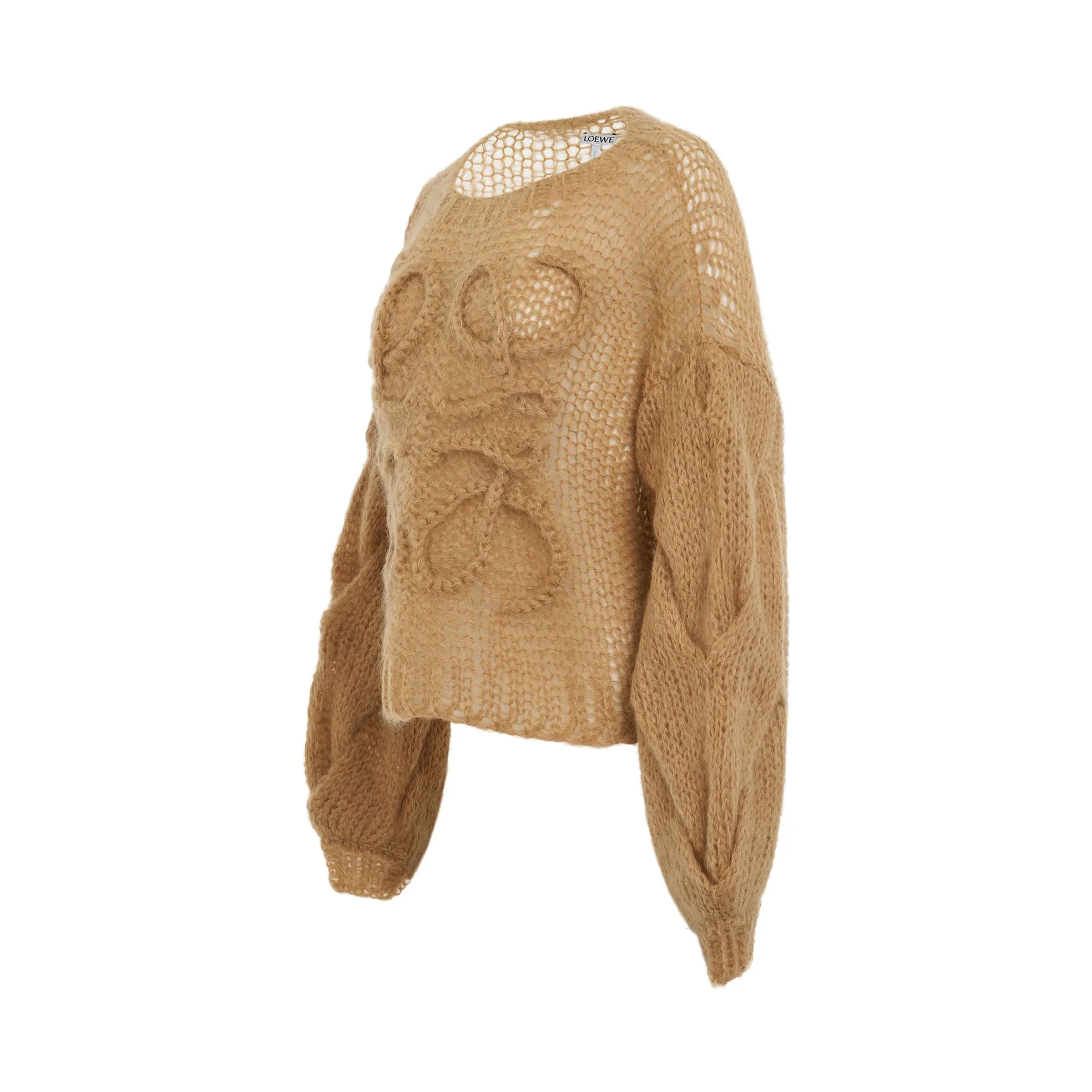 Anagram Mohair Sweater in Light Camel