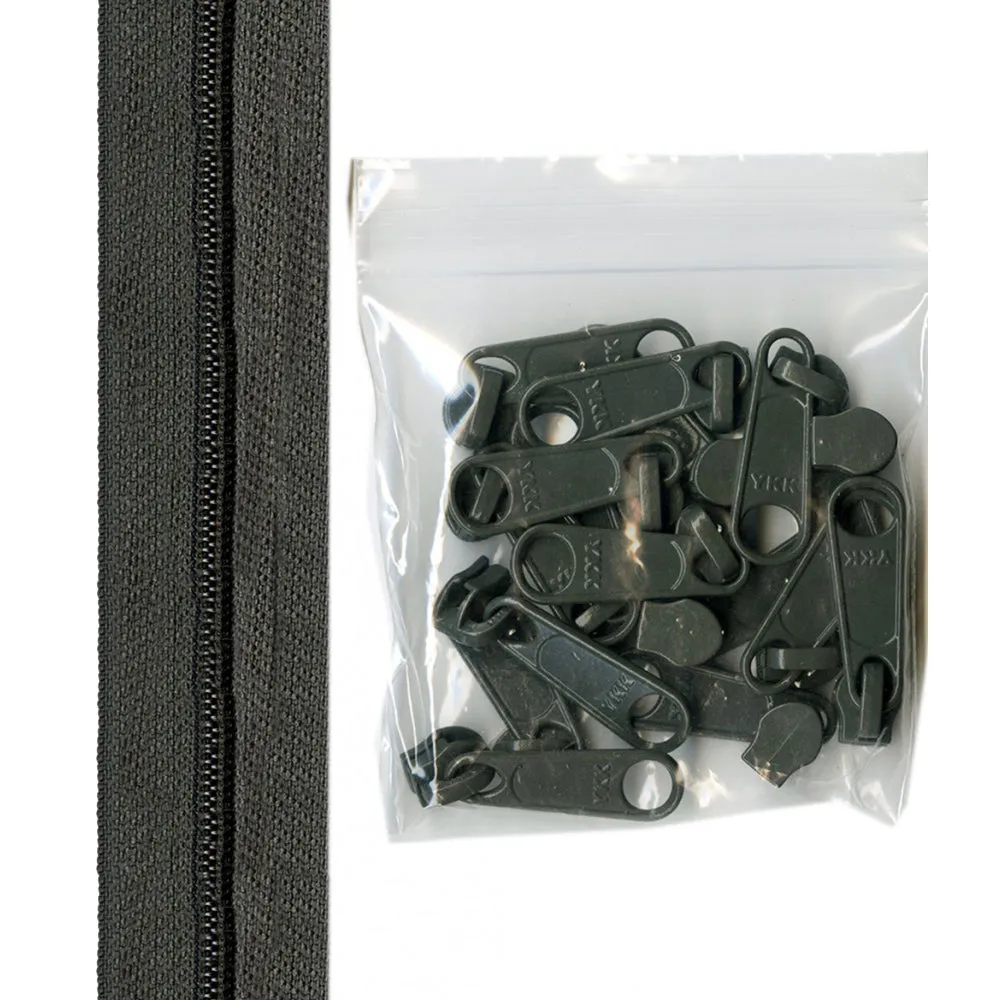 Annie's 4-yd Zipper Chain (#4.5 16mm) with 16 Pulls