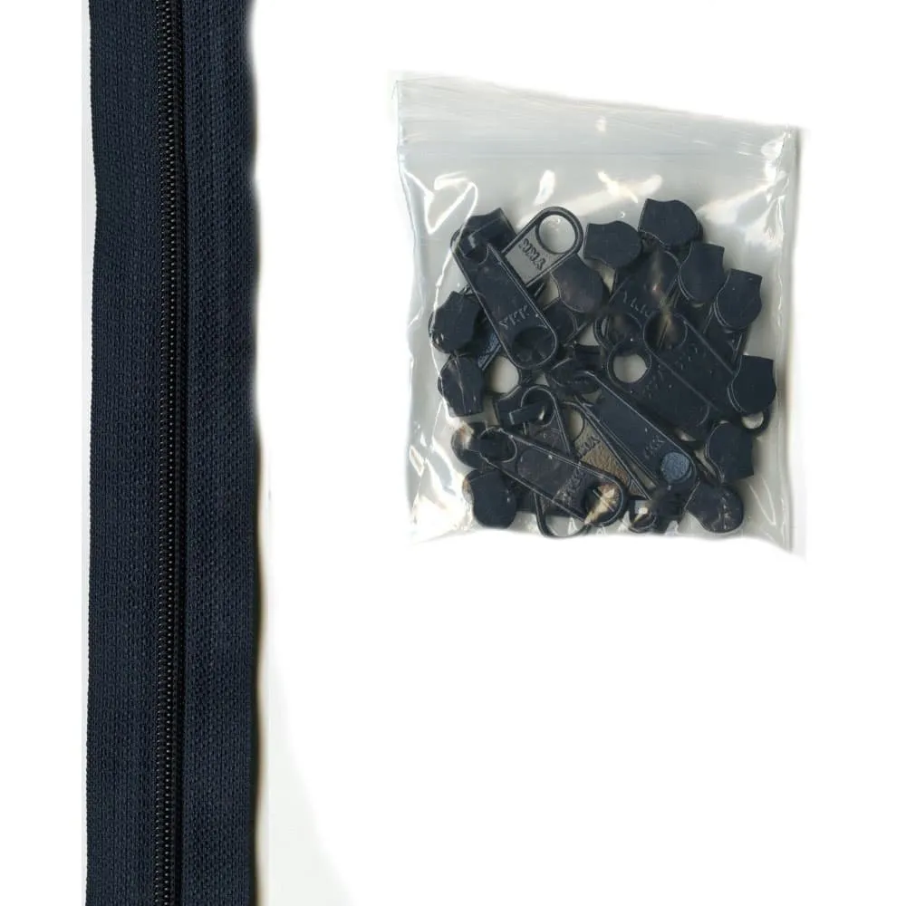 Annie's 4-yd Zipper Chain (#4.5 16mm) with 16 Pulls