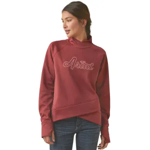 Ariat Ladies Tek Crossover Burnt Russet Pullover Sweatshirt 10046278