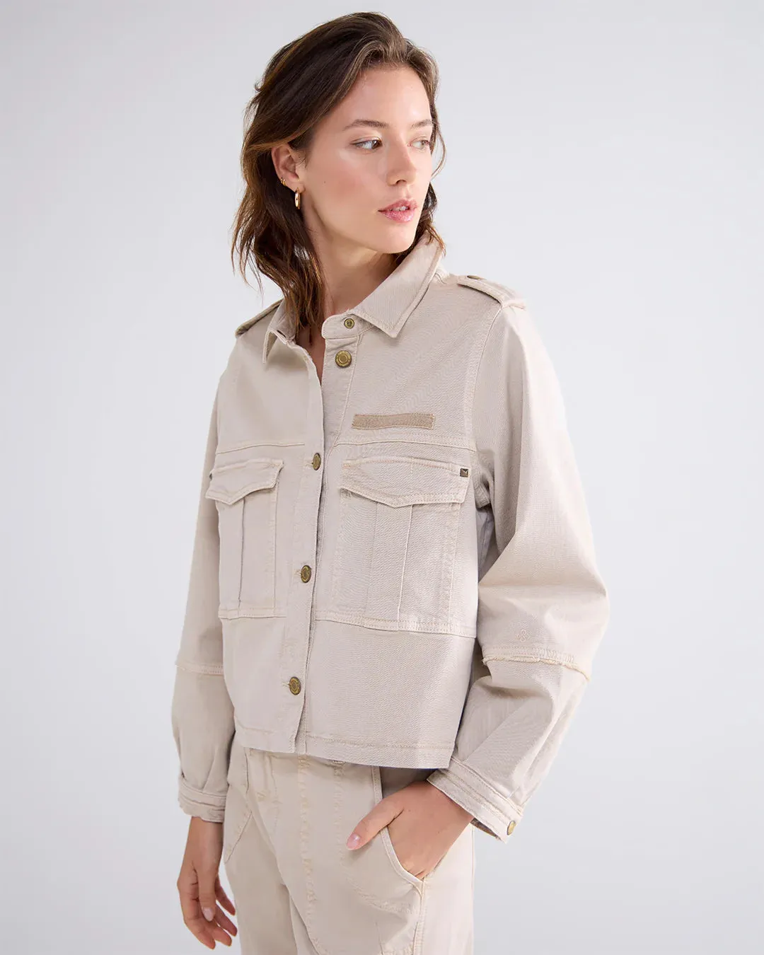 Army Stretch Jacket in Dune