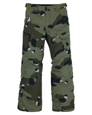 Burton Kids' Exile 2L Cargo Snow Pants - Forest Moss Cookie Camo