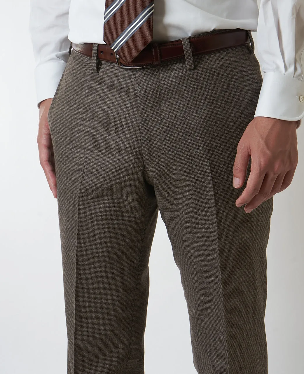 CANONICO Saxony Houndstooth Slacks