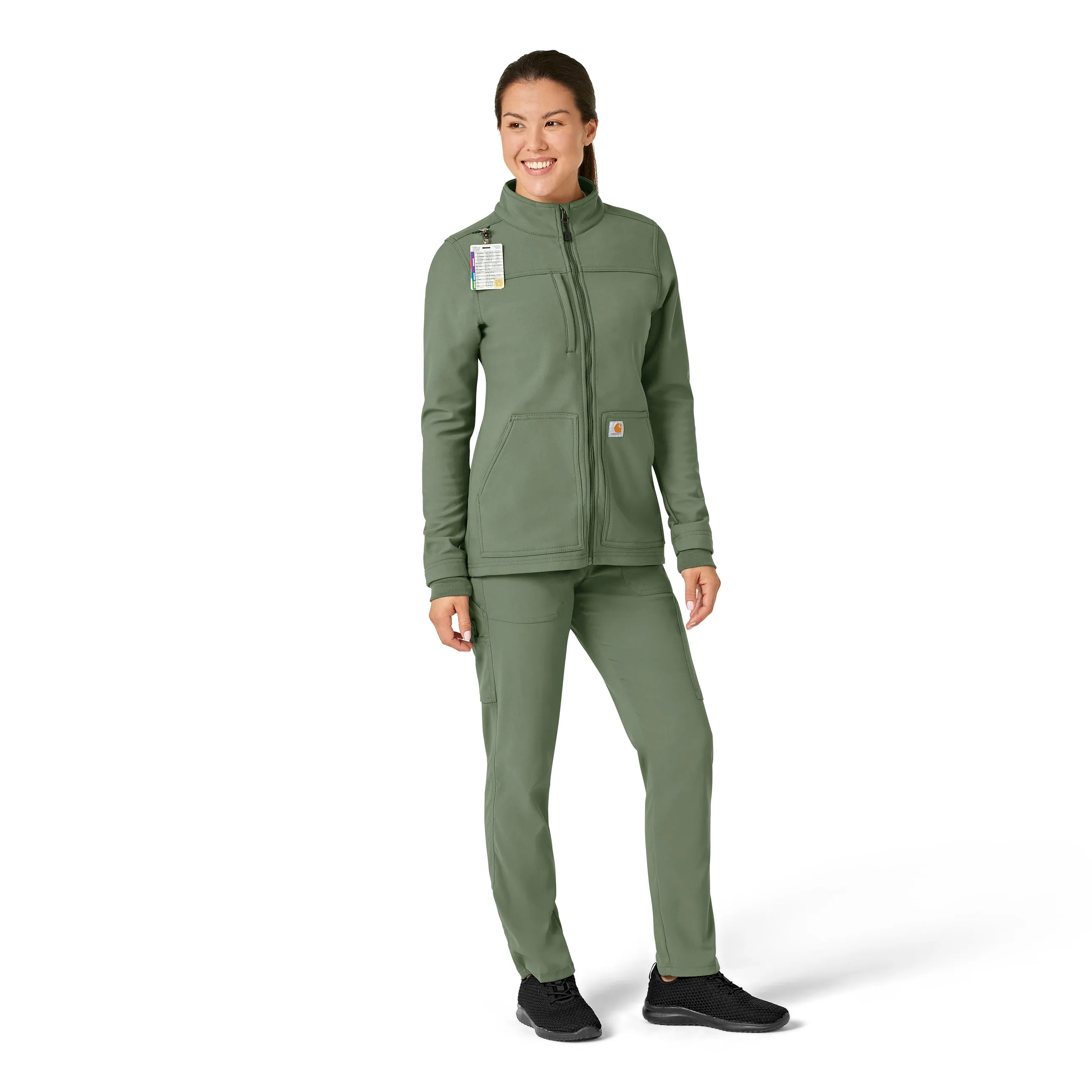 Carhartt Rugged Flex Women's Bonded Fleece Jacket - Olive