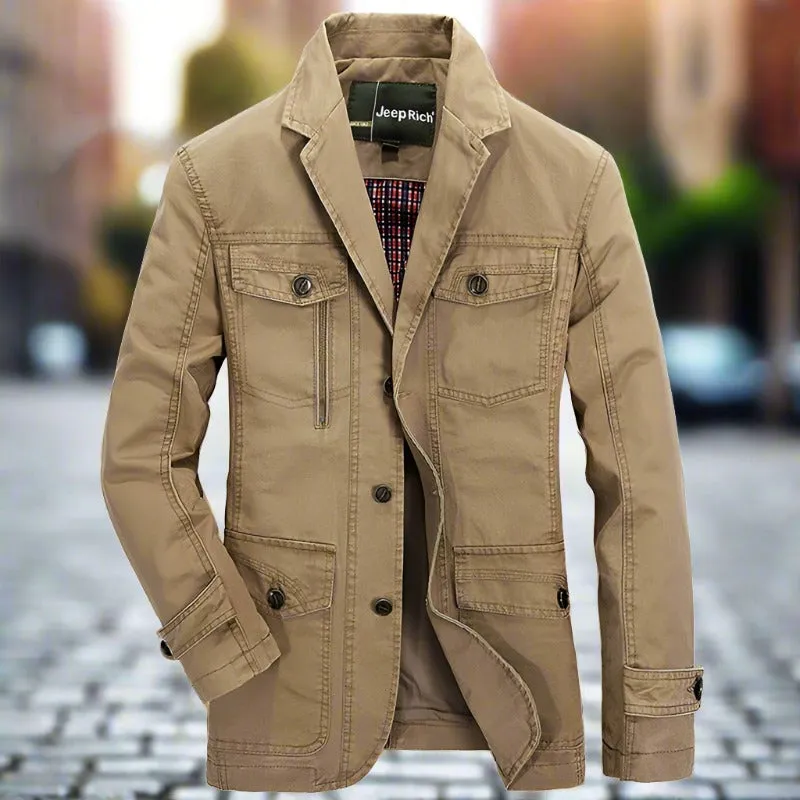 Casual Jacket, 100% Cotton Blazer