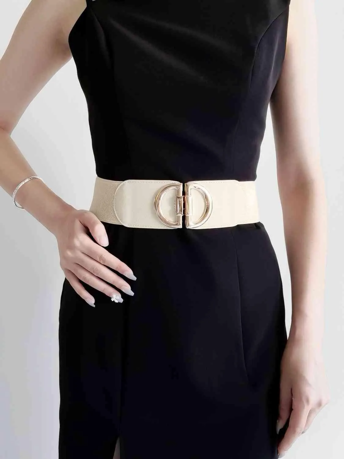 Chic Adjustable Elastic Waist Belt for Effortless Style Upgrade