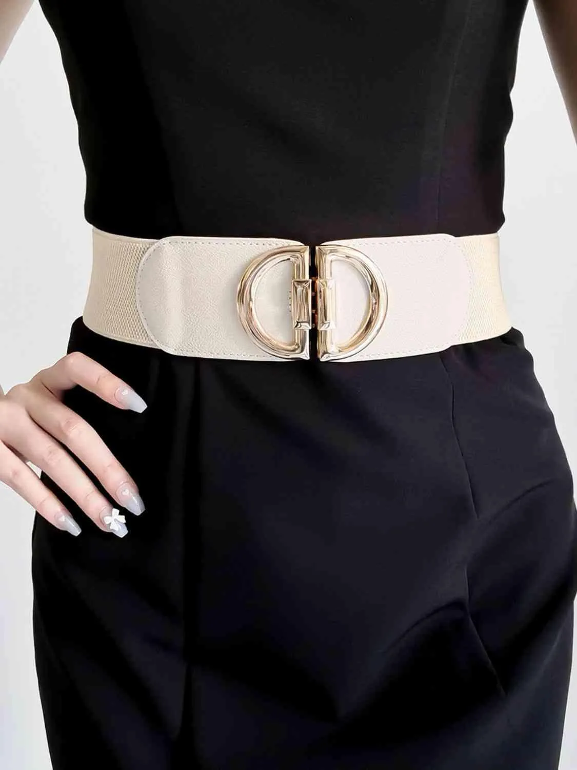 Chic Adjustable Elastic Waist Belt for Effortless Style Upgrade