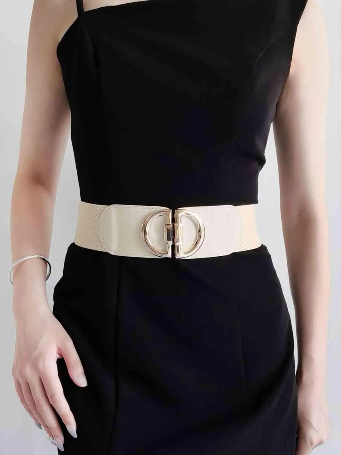 Chic Adjustable Elastic Waist Belt for Effortless Style Upgrade