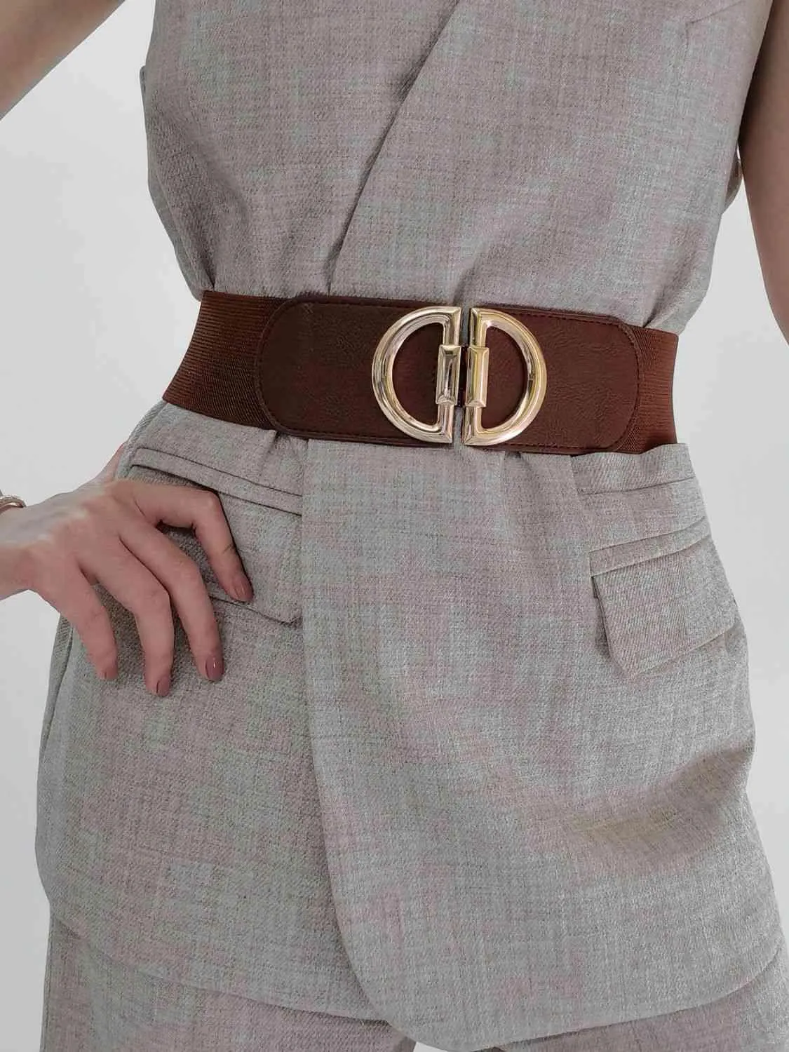 Chic Adjustable Elastic Waist Belt for Effortless Style Upgrade