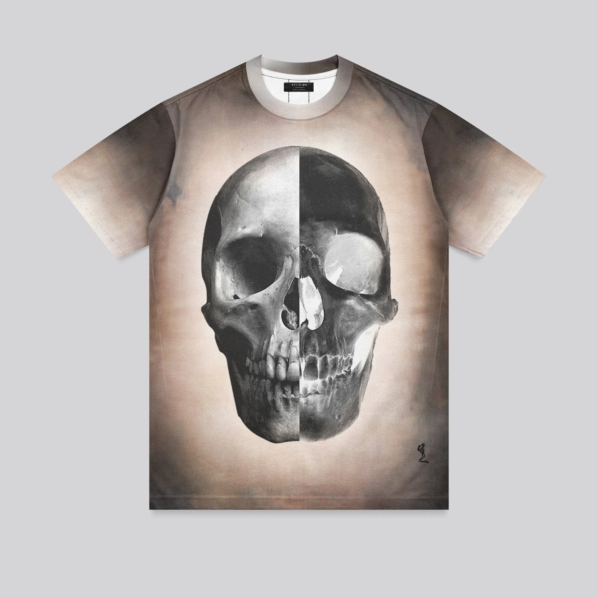 CLOUDY SKULL T-SHIRT CARDINAL