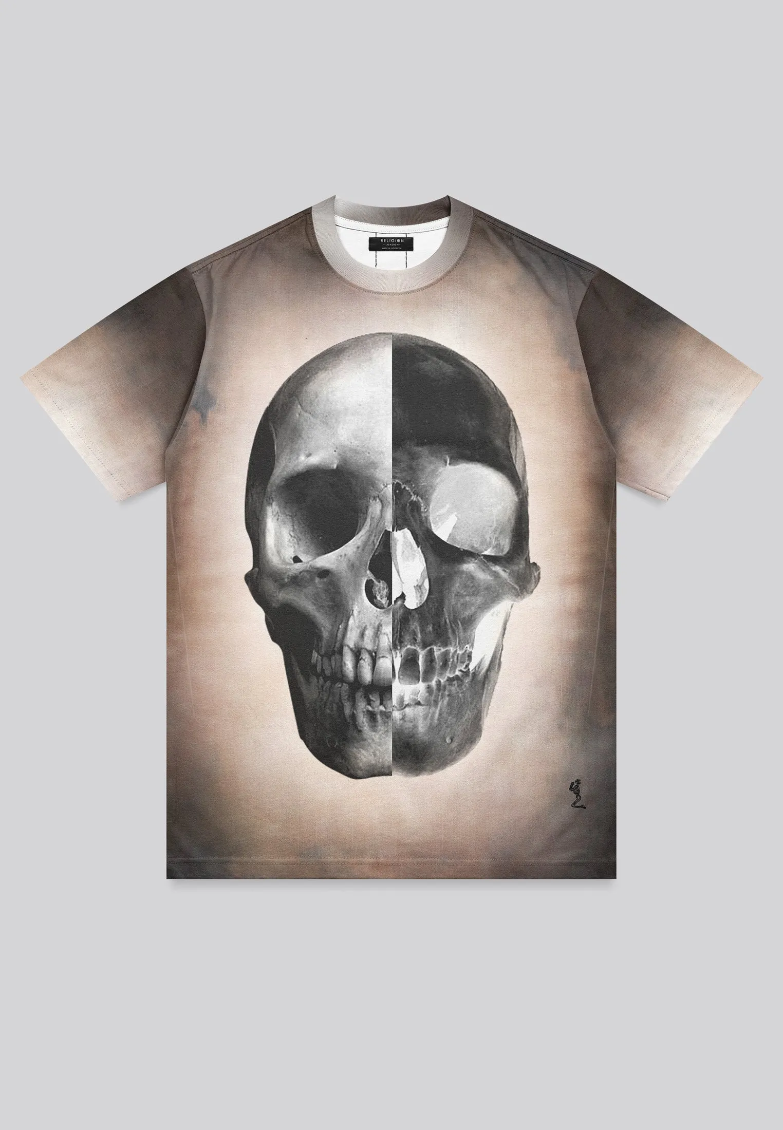 CLOUDY SKULL T-SHIRT CARDINAL