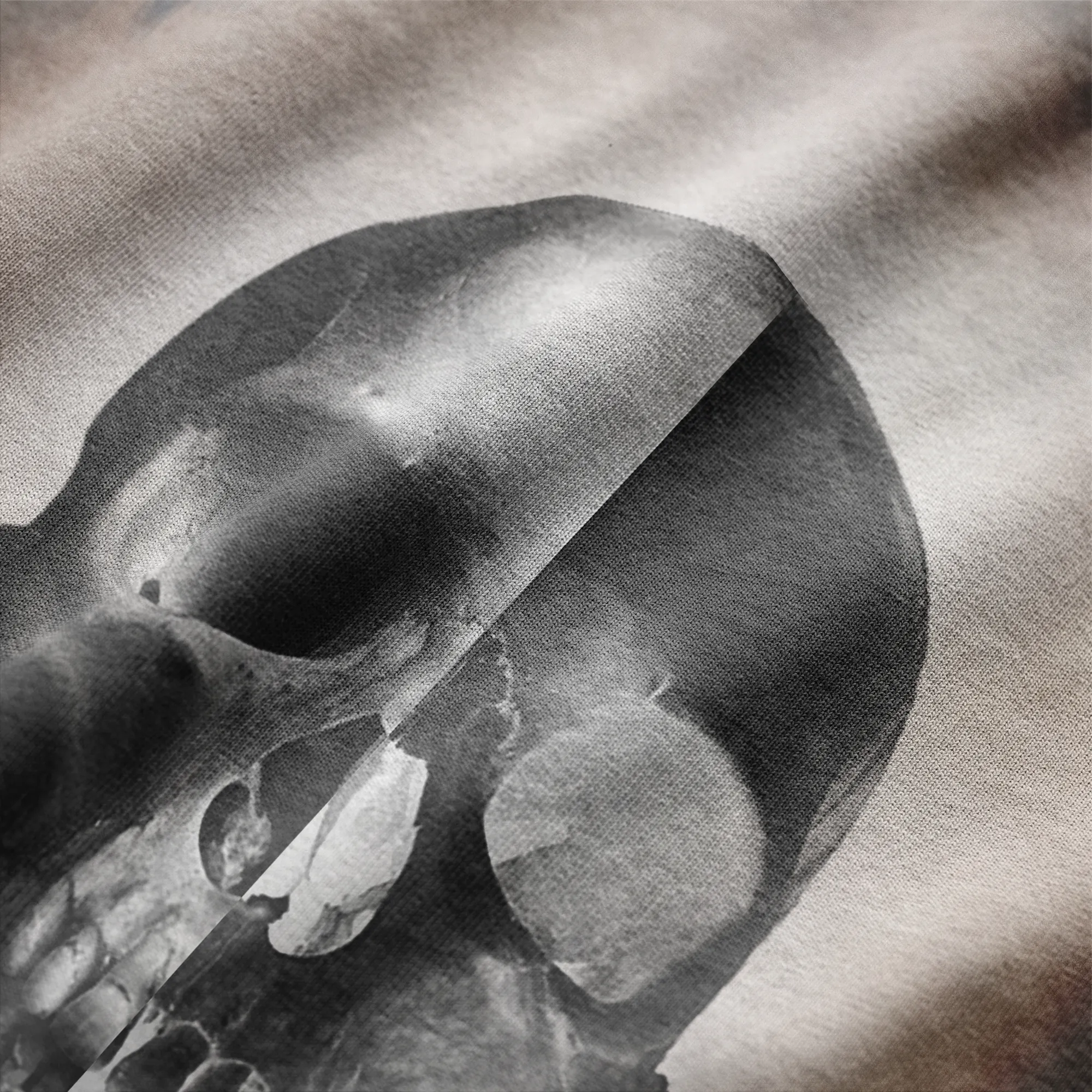 CLOUDY SKULL T-SHIRT CARDINAL