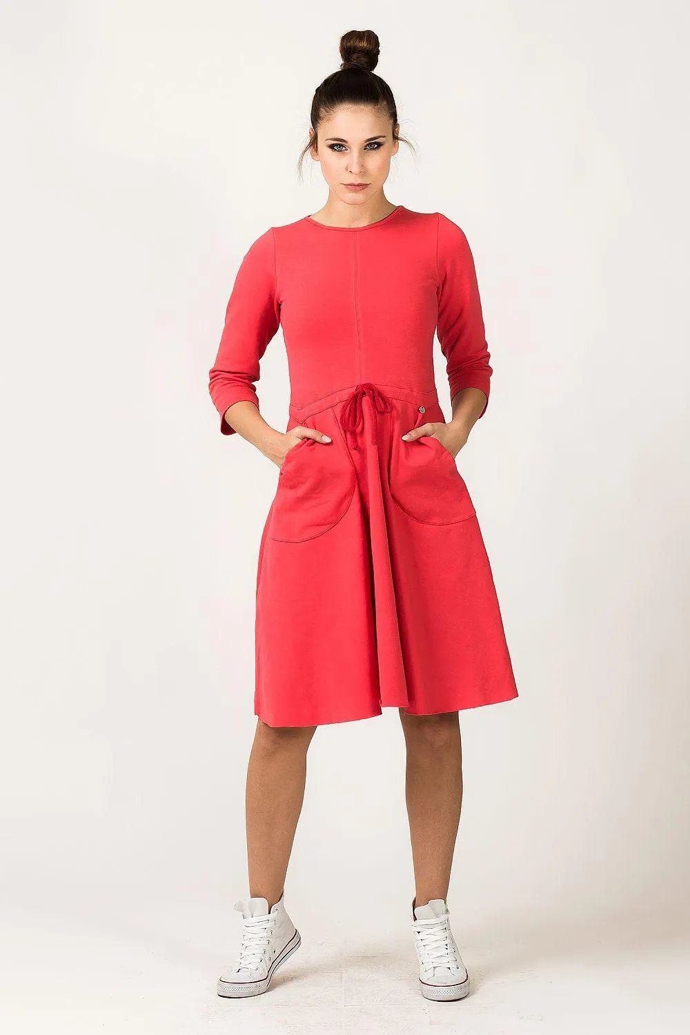 Coral Chic Daydress - Effortless Style and Comfort