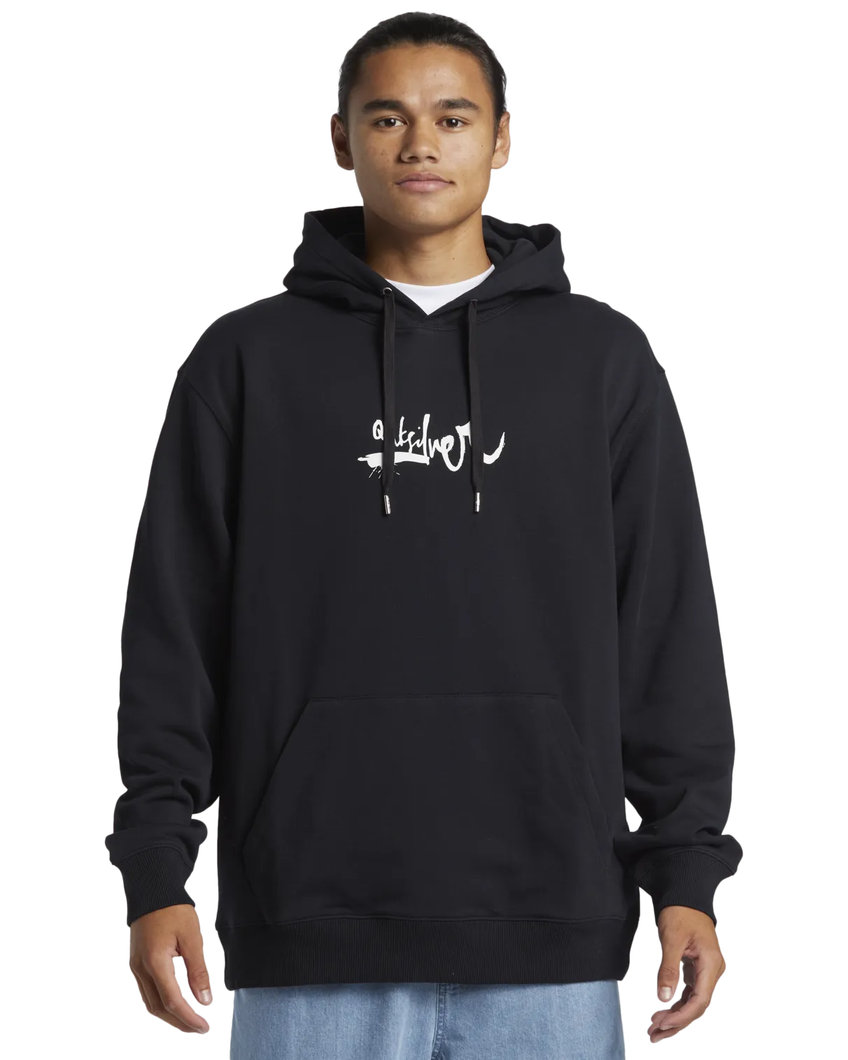 DNA Impaired Logo Hoodie in Black