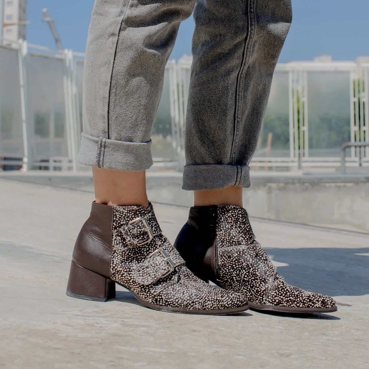 Falcon - Double Buckle Booties