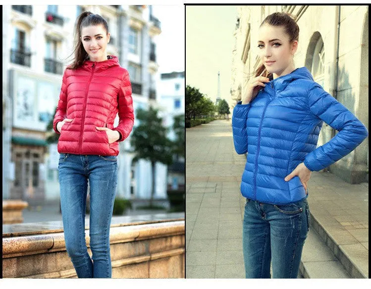 Fashion Parkas Winter Female Down Jacket Women Clothing Winter Coat Color Overcoat Women Jacket