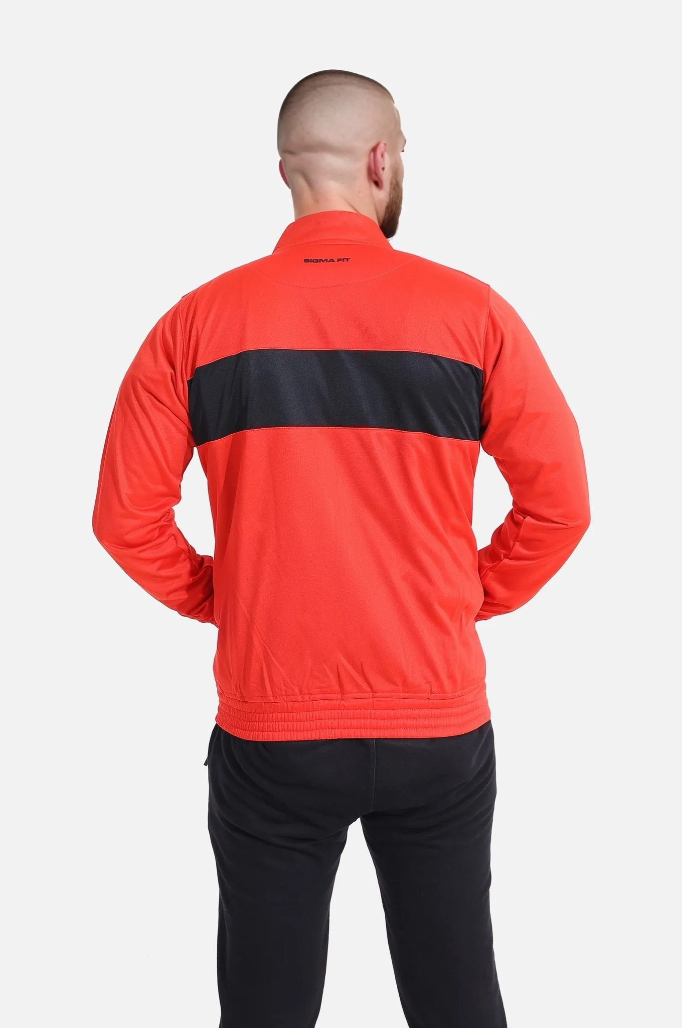 Flame Scarlet Men Tracksuit Jacket