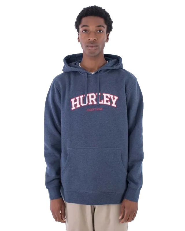 Flow Pullover Hoodie in Heather Indigo