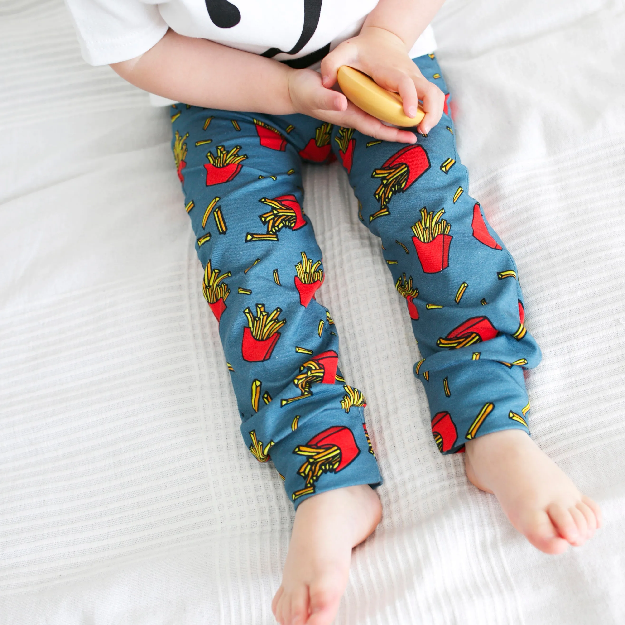 French Fries Printed Leggings