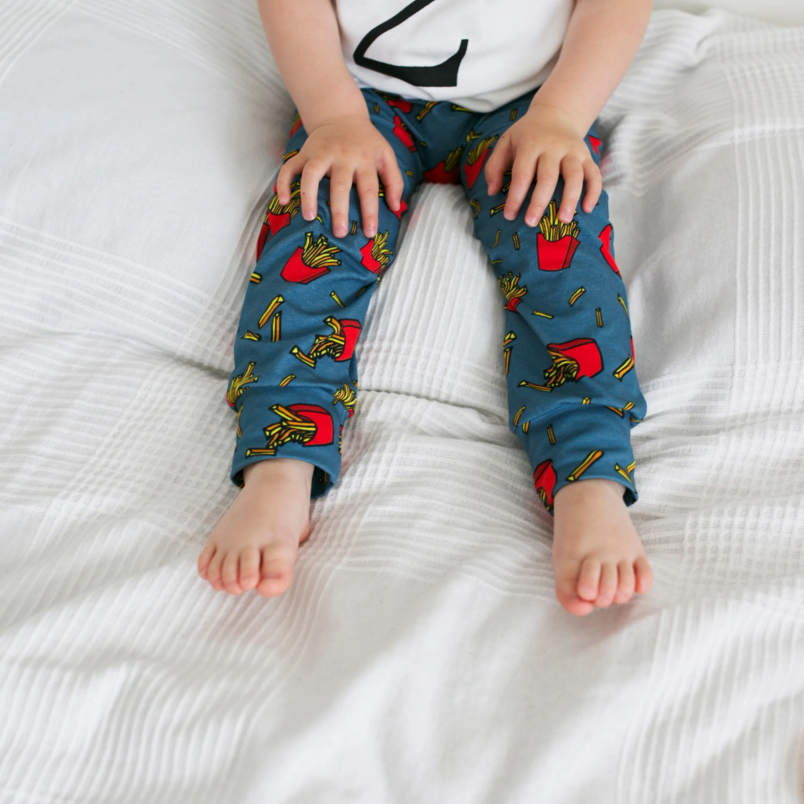 French Fries Printed Leggings