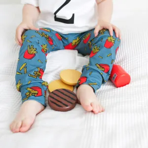 French Fries Printed Leggings