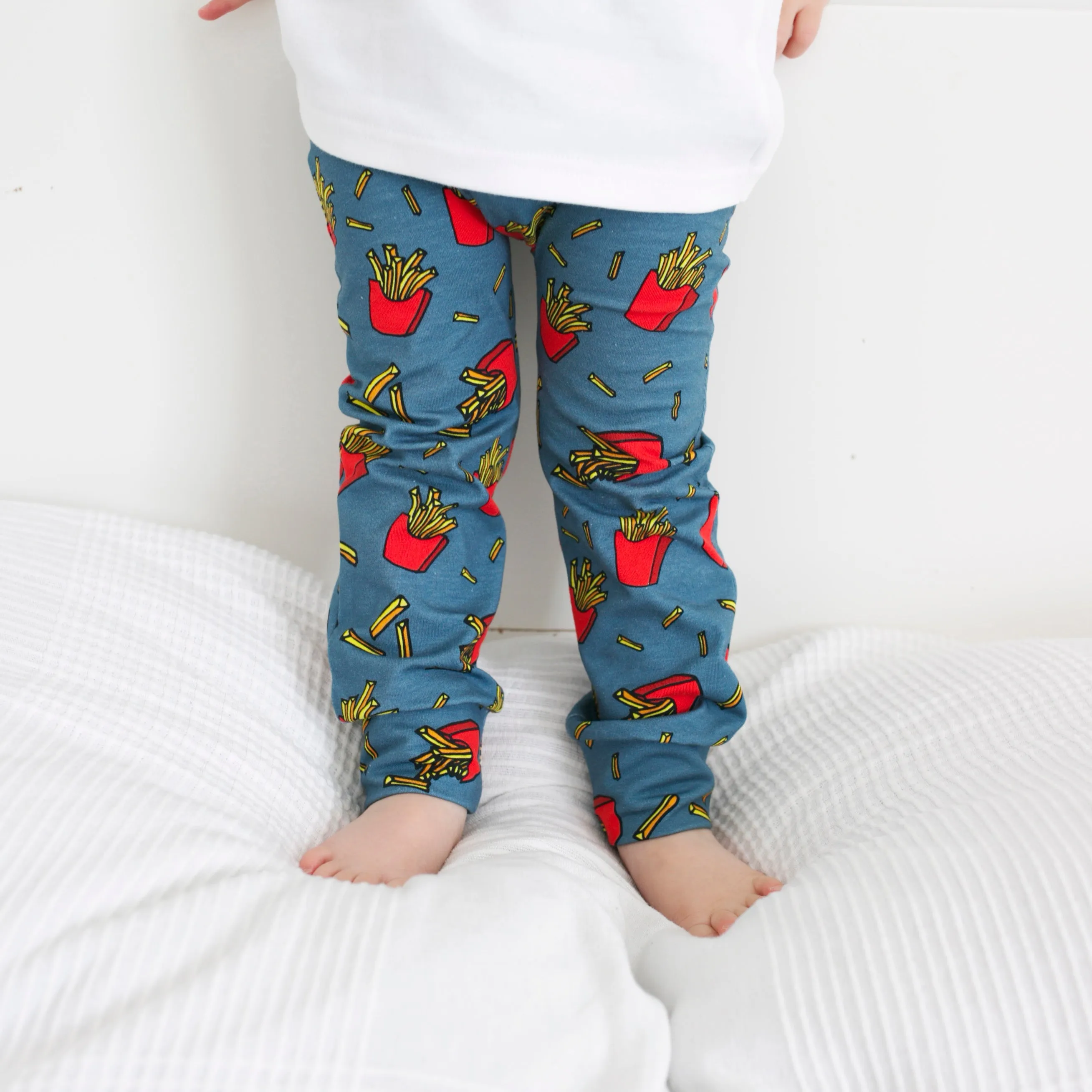 French Fries Printed Leggings