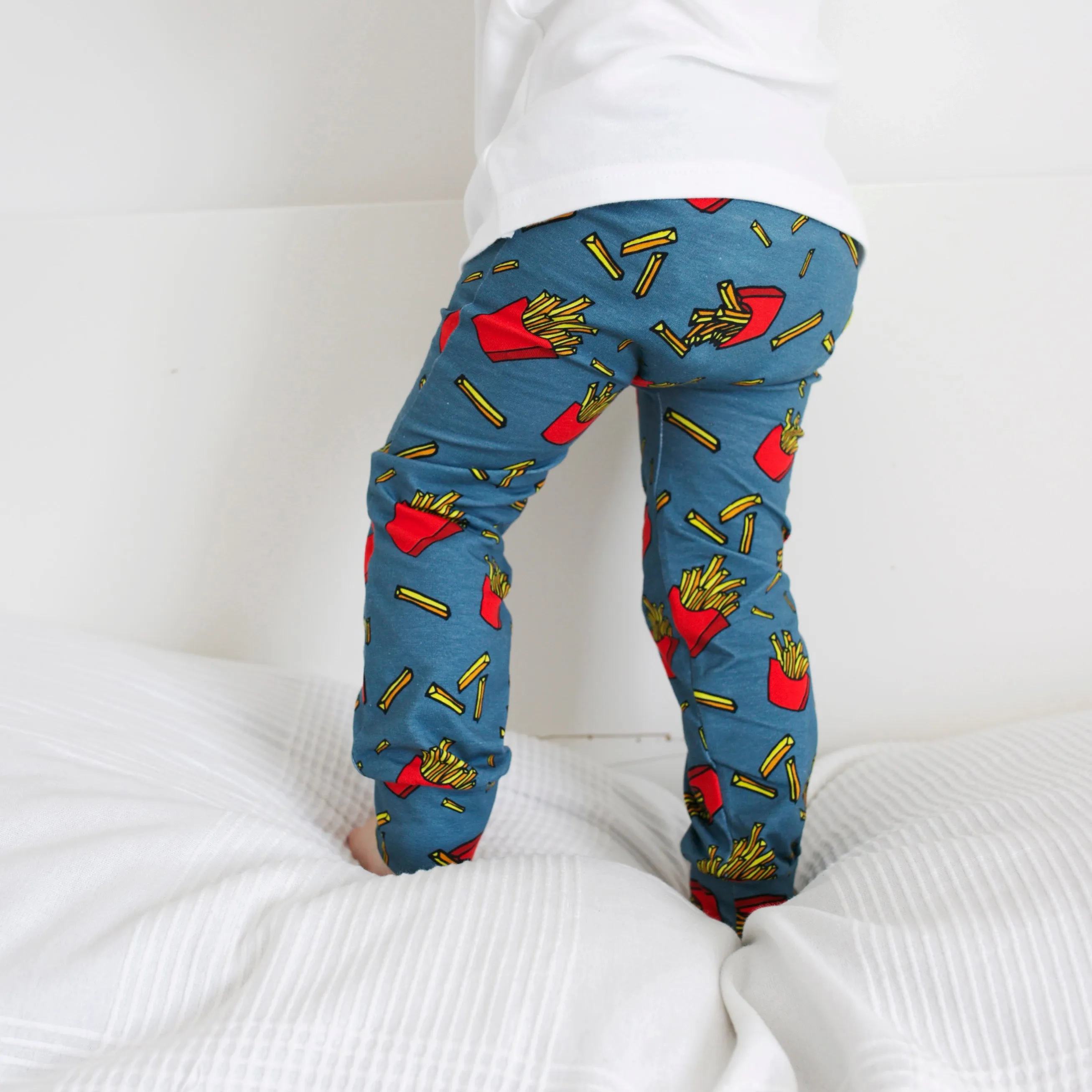 French Fries Printed Leggings