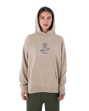 Fresh As A Daisy Pullover Hoodie in Trench Coat