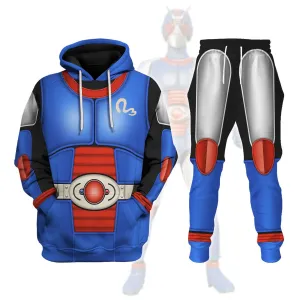 Gearhomie Bio Rider Kamen Rider Black RX Cosplay Costumes Hoodies Sweatshirt T-shirt Tracksuits