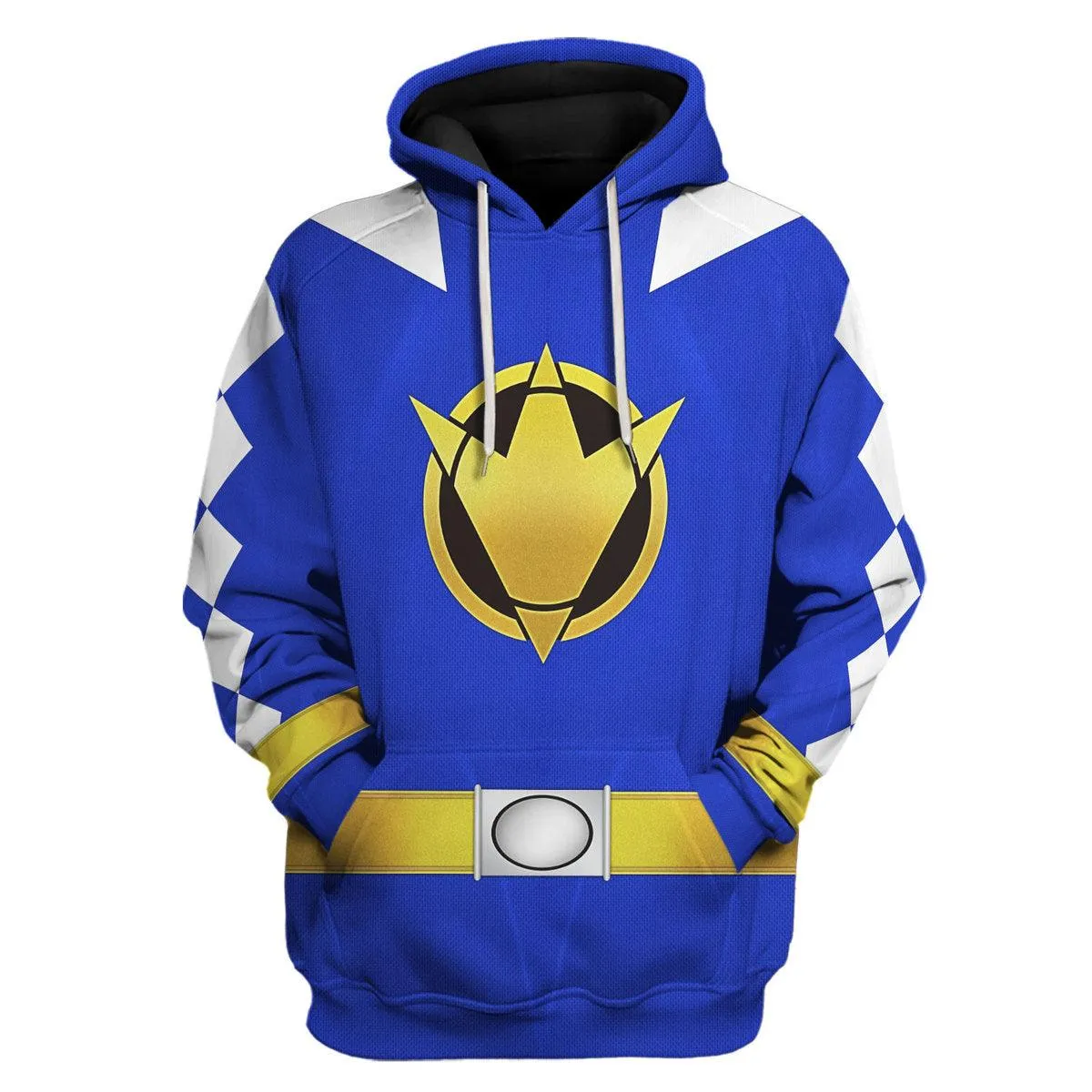 Gearhomie Blue Ranger Dino Thunder Hoodies Sweatshirt T-shirt Hawaiian Sweatpants