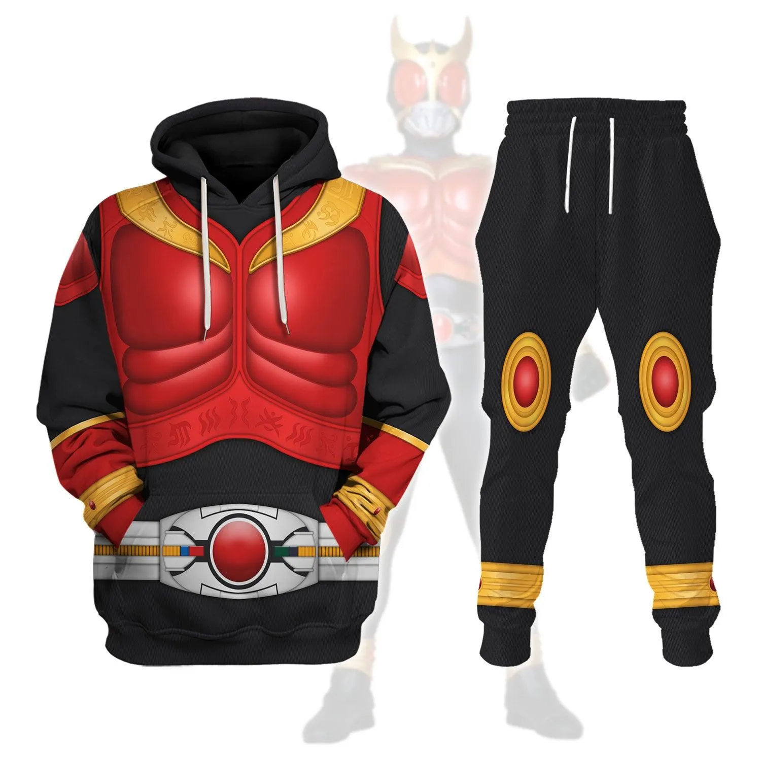 Gearhomie Kamen Rider Kuuga Cosplay Costumes Hoodies Sweatshirt T-shirt Tracksuit