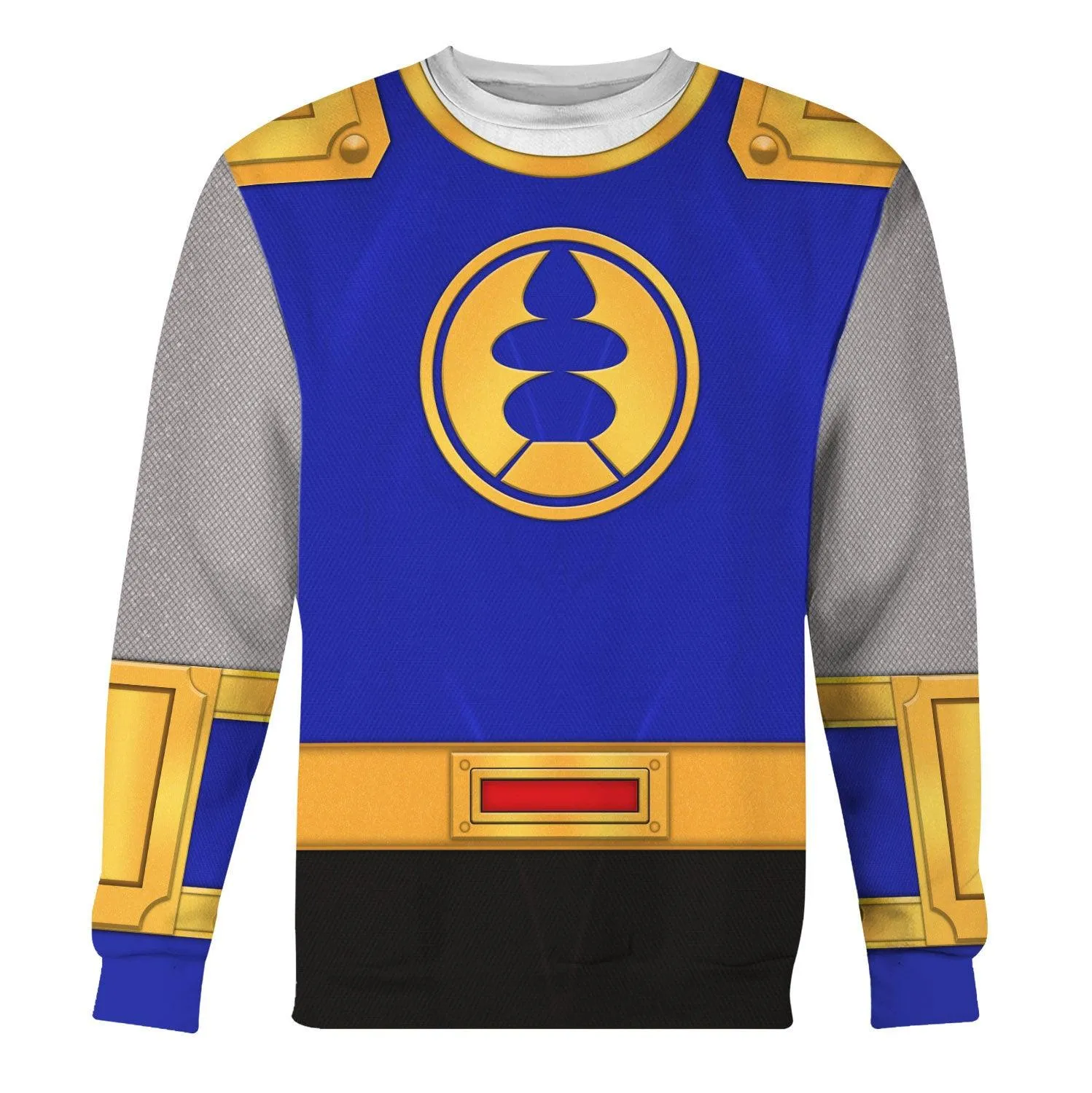 Gearhomie Power Rangers Ninja Storm Navy Thunder Ranger Hoodies Sweatshirt T-shirt Hawaiian Tracksuit