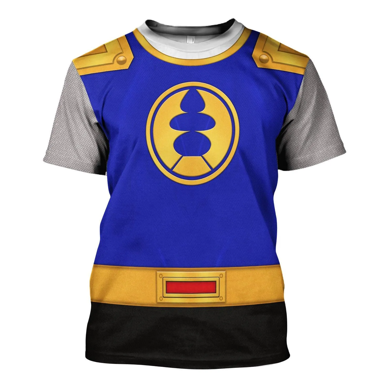 Gearhomie Power Rangers Ninja Storm Navy Thunder Ranger Hoodies Sweatshirt T-shirt Hawaiian Tracksuit