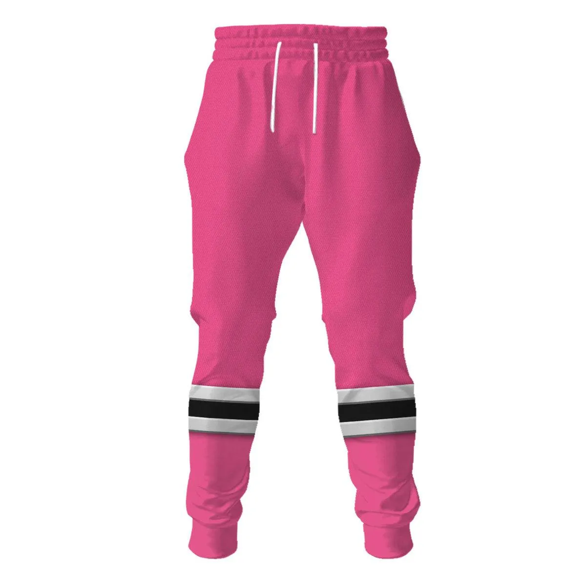 Gearhomie S.P.D Pink Ranger Hoodies Sweatshirt T-shirt Sweatpants Hawaiian Tracksuit