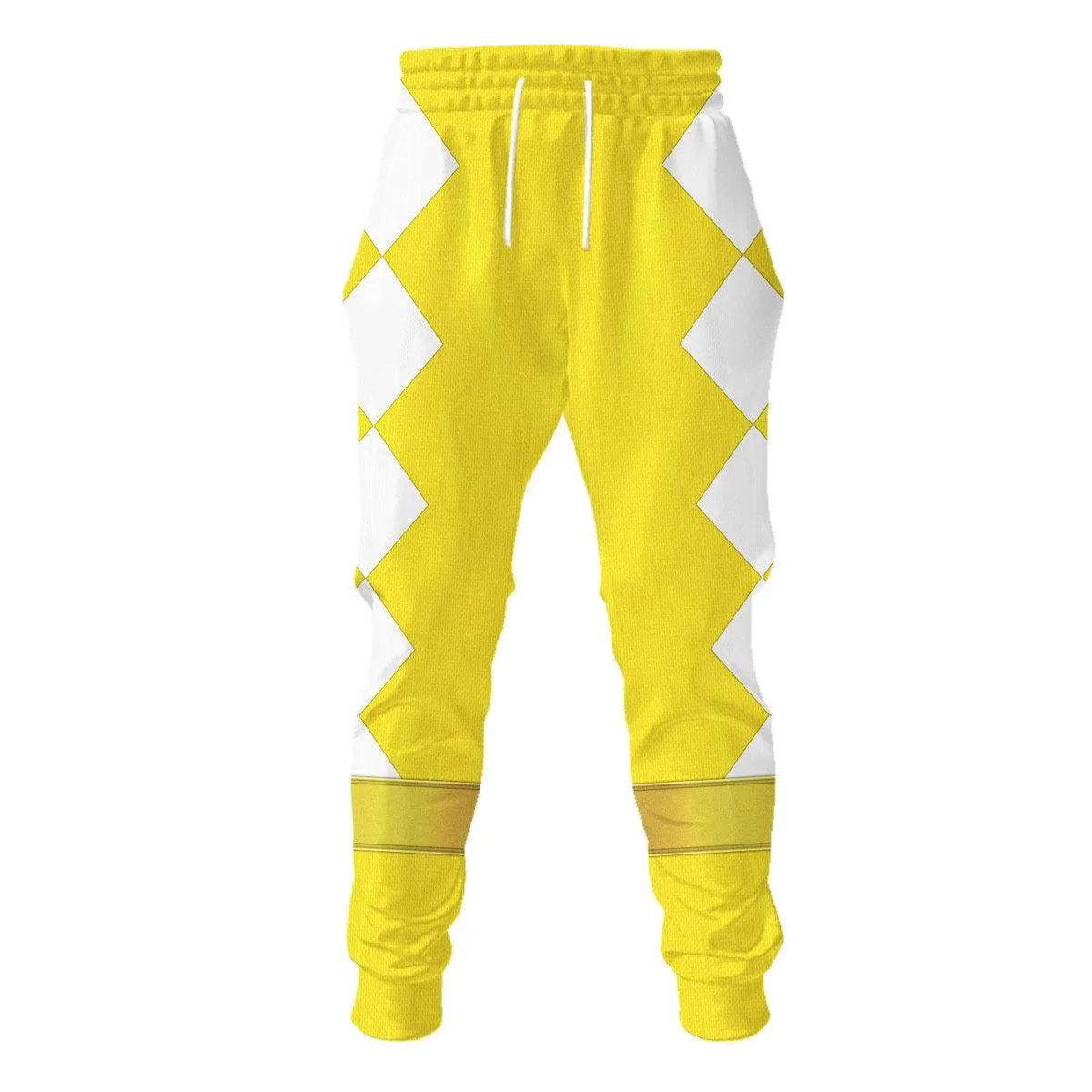 Gearhomie Yellow Ranger Dino Thunder Hoodies Sweatshirt T-shirt Hawaiian Sweatpants