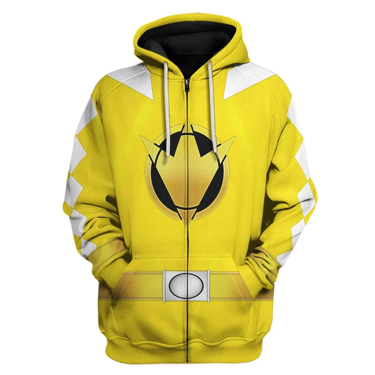 Gearhomie Yellow Ranger Dino Thunder Hoodies Sweatshirt T-shirt Hawaiian Sweatpants