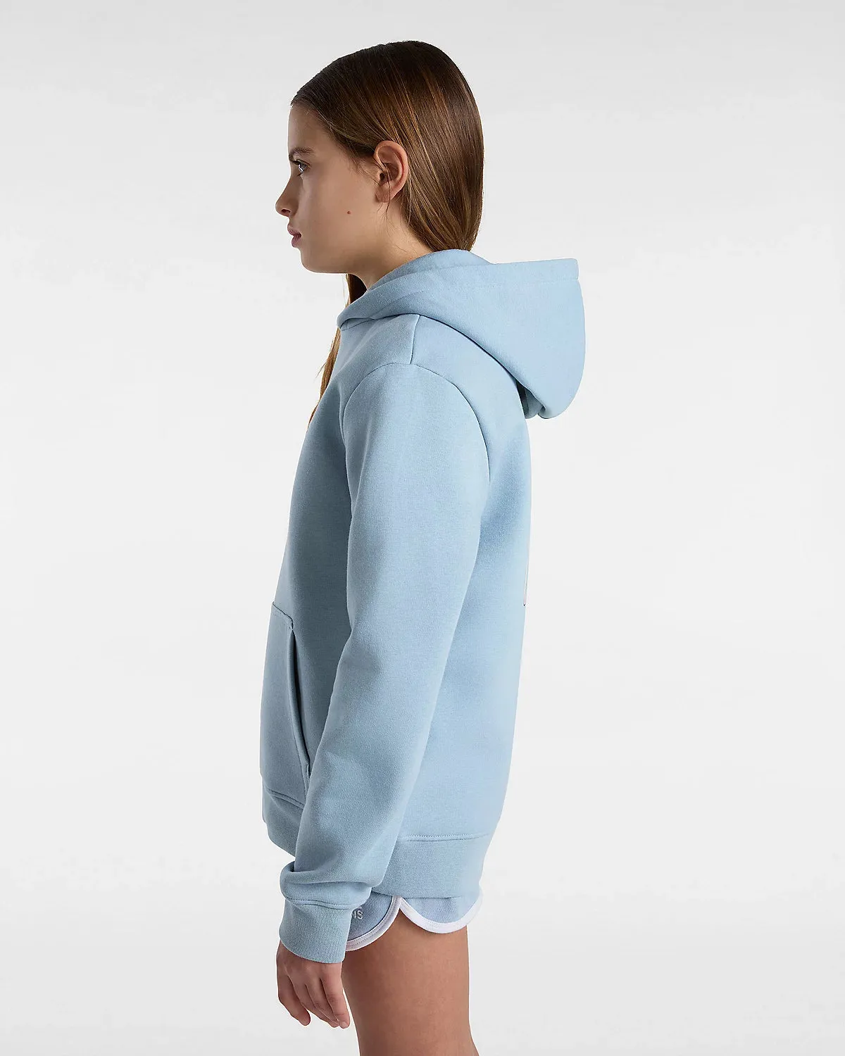 Girls Always Growing Hoodie in Dusty Blue