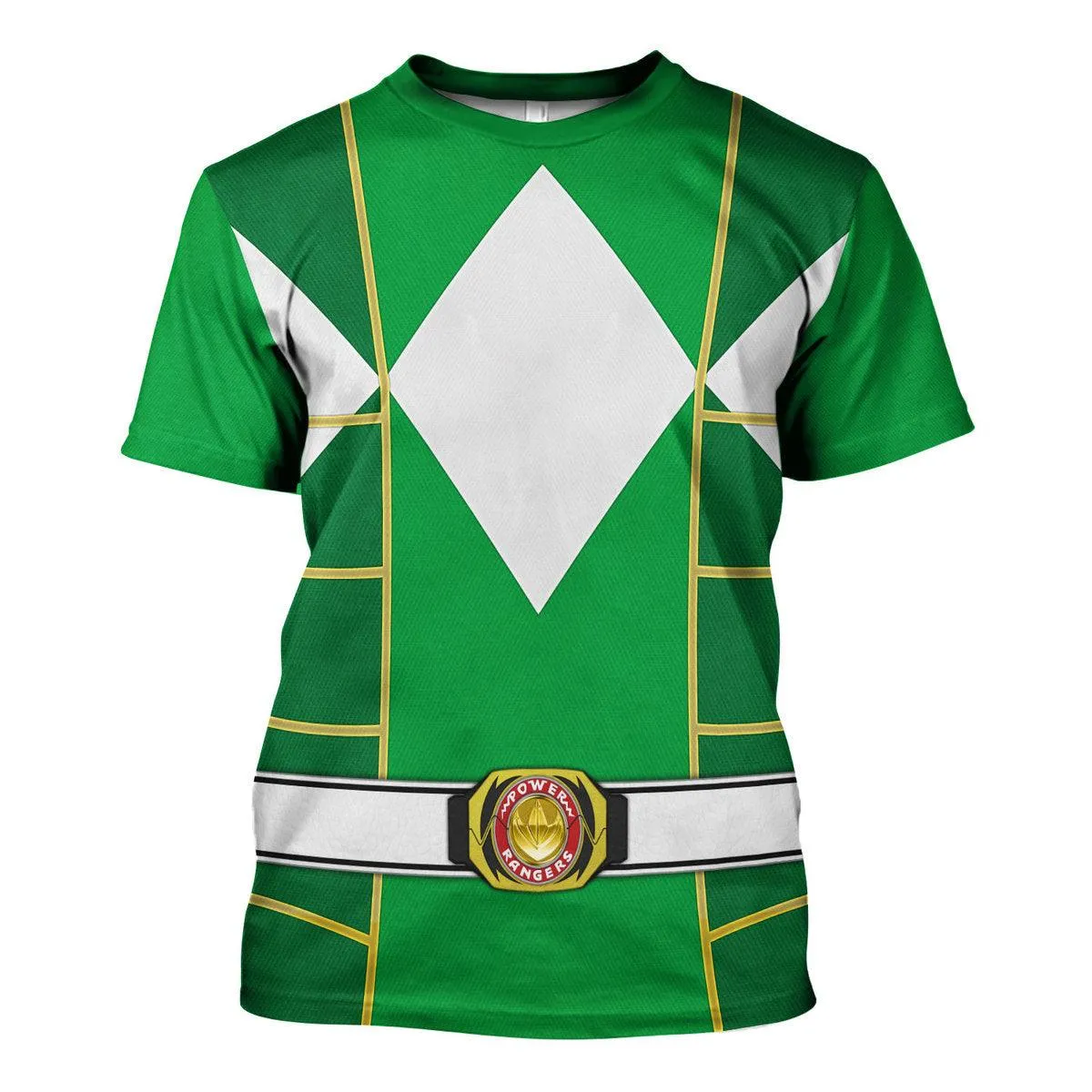 Green Ranger Mighty Morphin Cosplay Hoodies Sweatshirt T-shirt Hawaiian