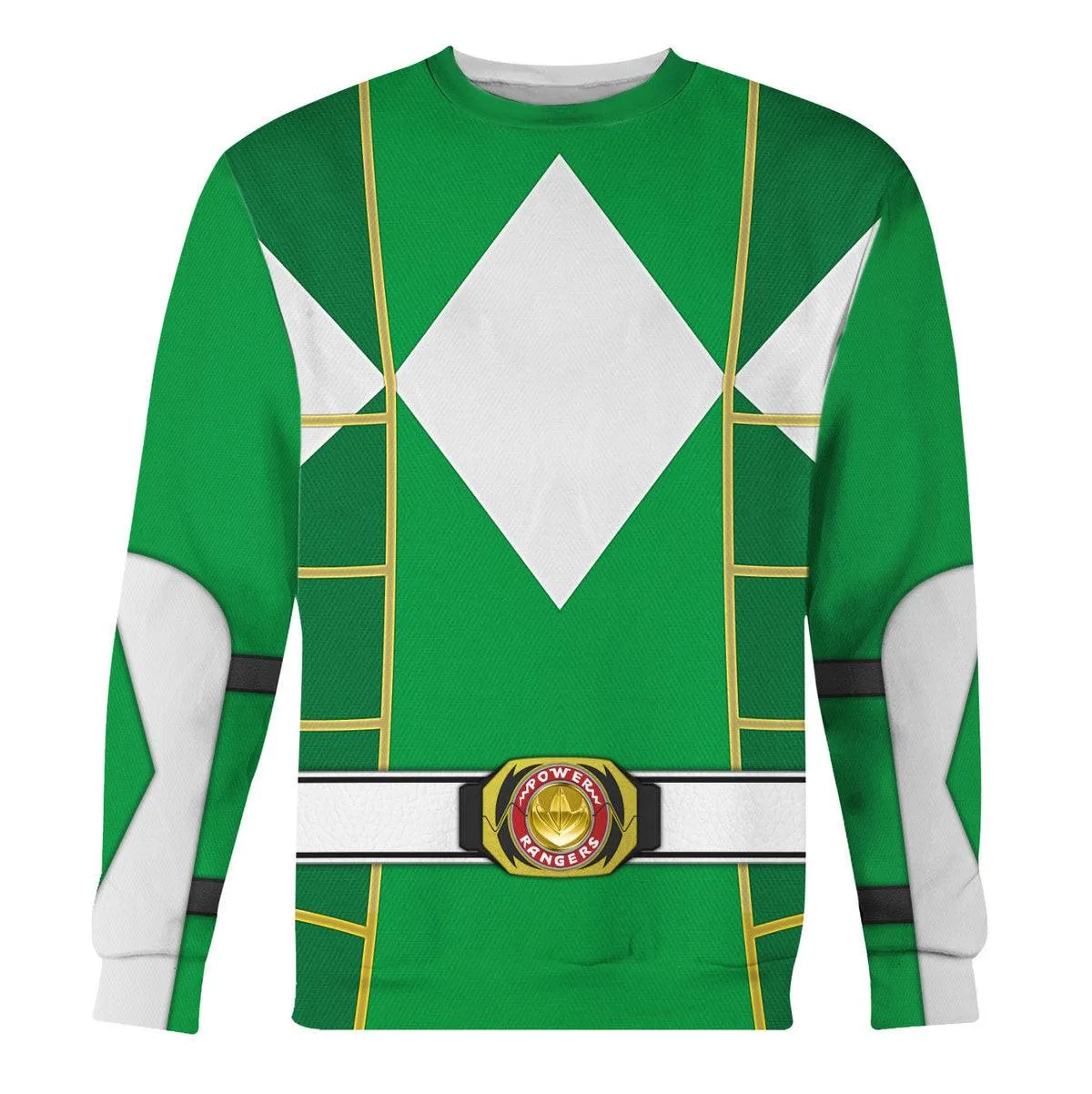 Green Ranger Mighty Morphin Cosplay Hoodies Sweatshirt T-shirt Hawaiian