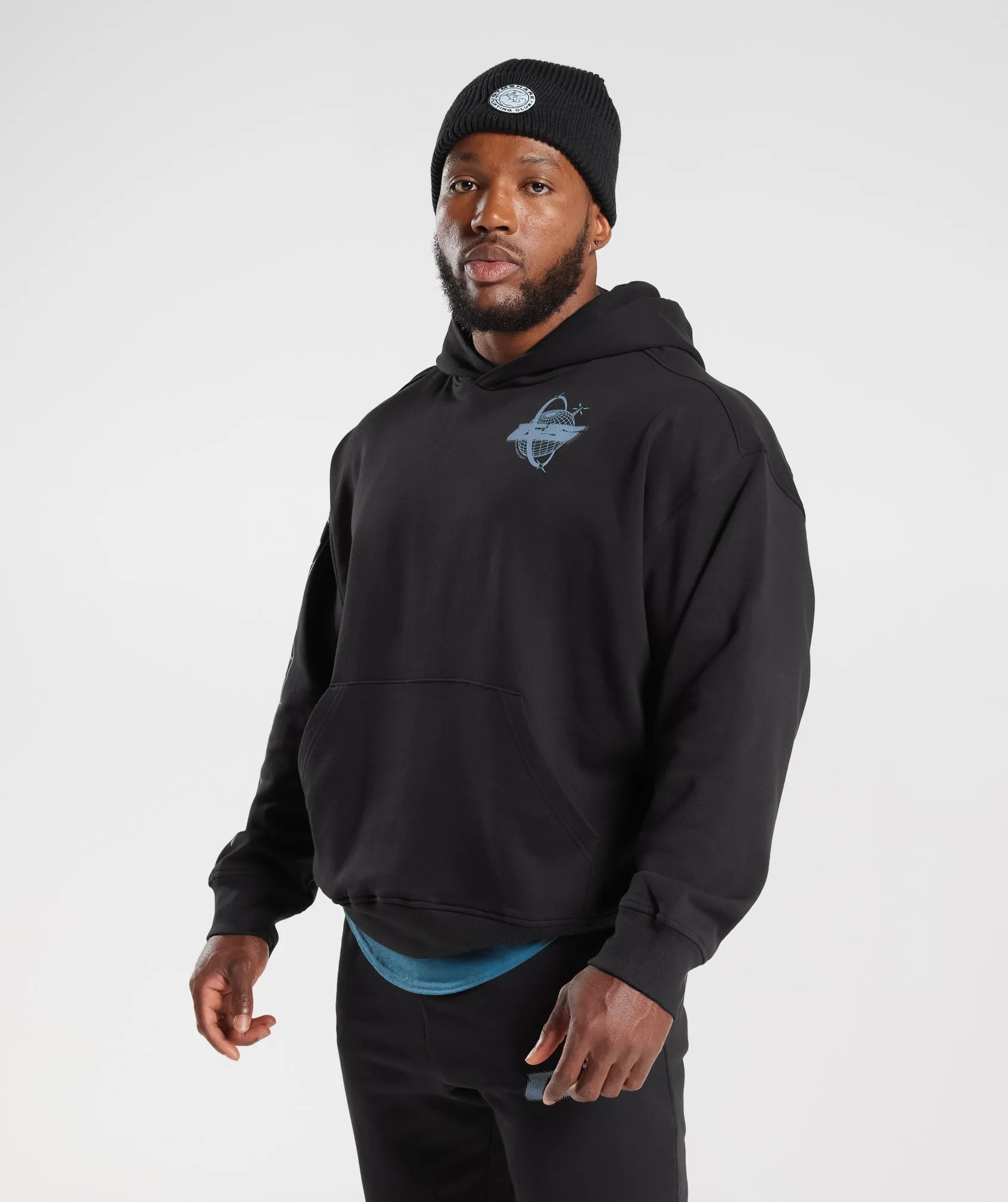 Gymshark Intergalactic Lifting Hoodie - Black