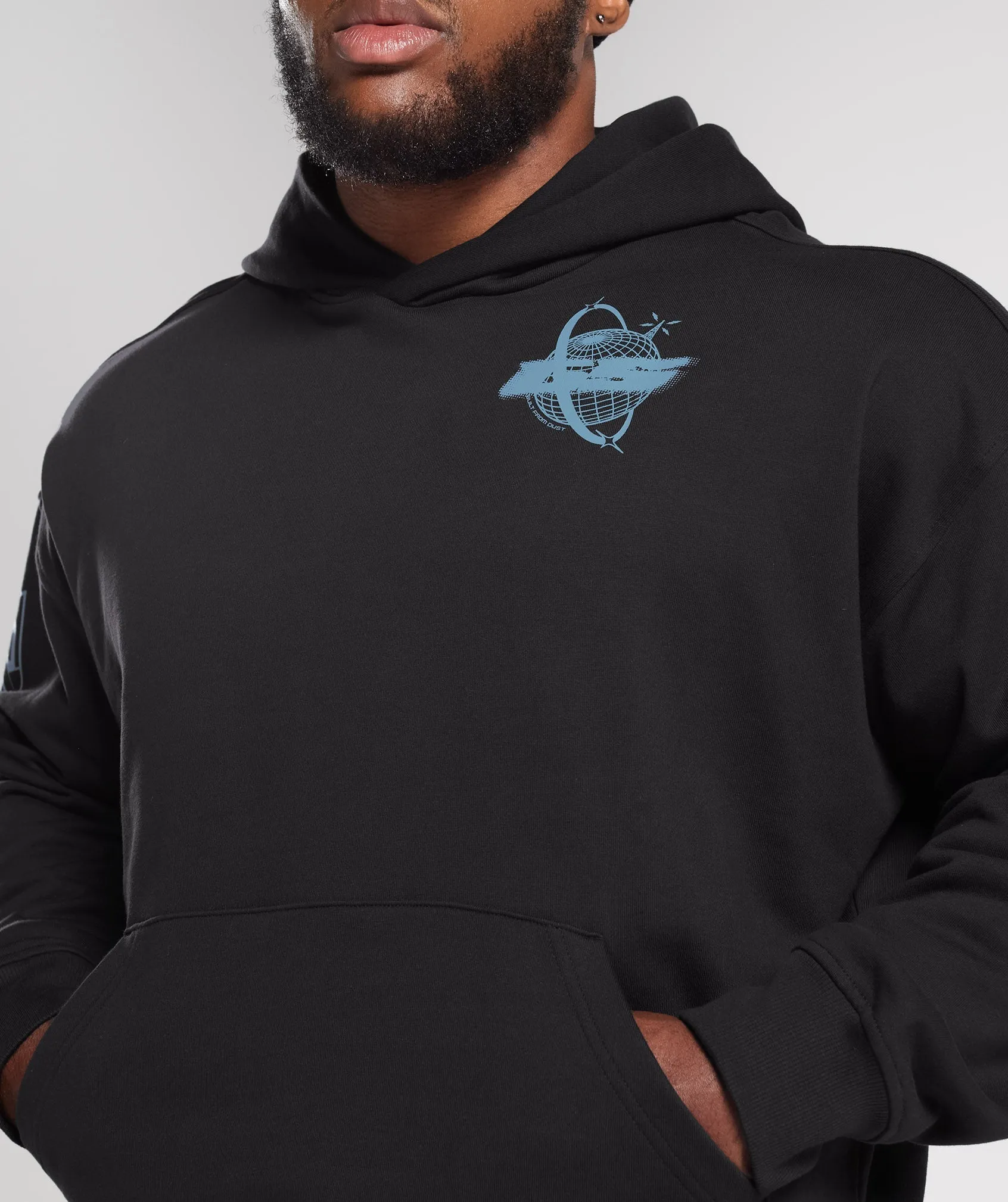 Gymshark Intergalactic Lifting Hoodie - Black