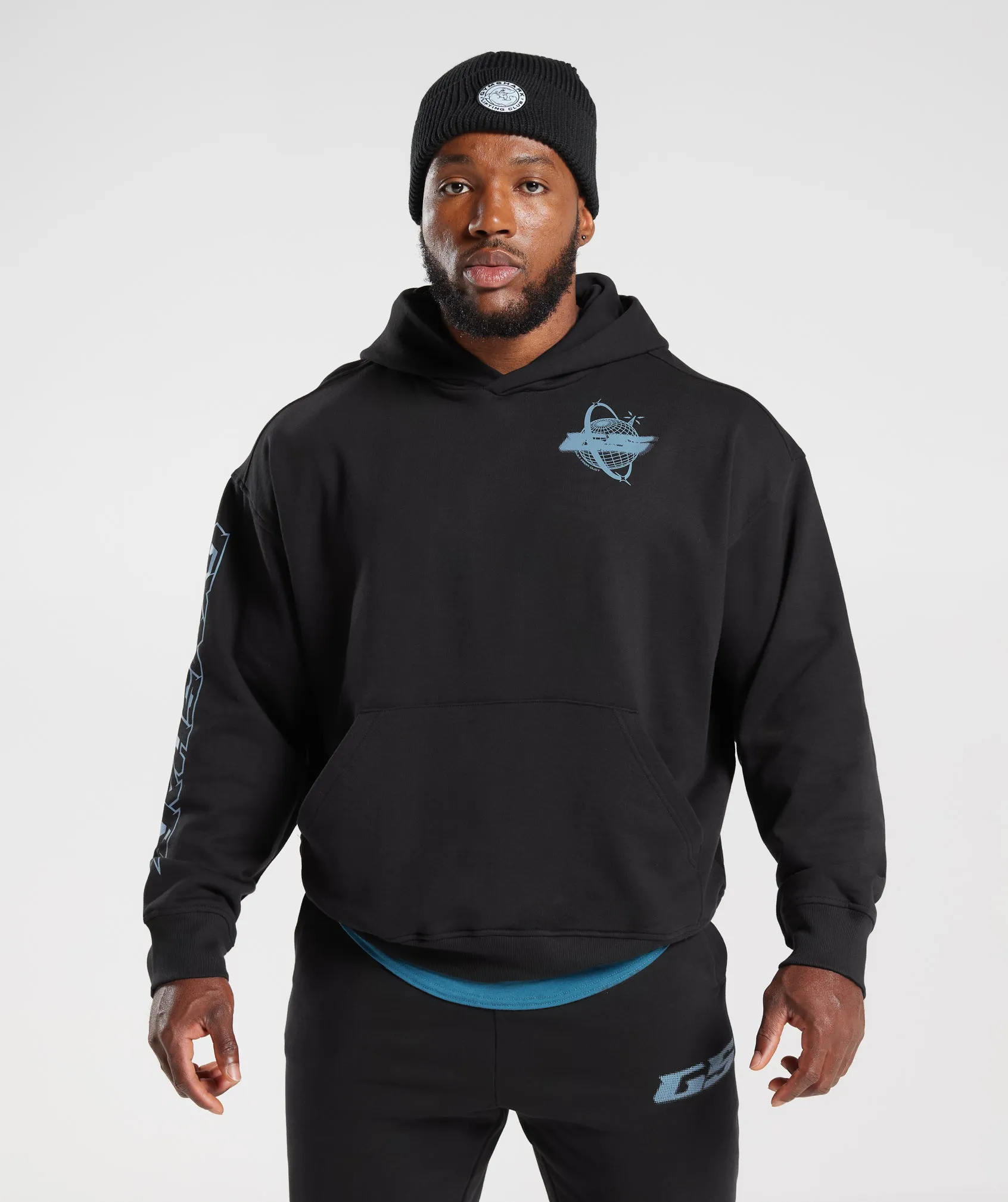 Gymshark Intergalactic Lifting Hoodie - Black