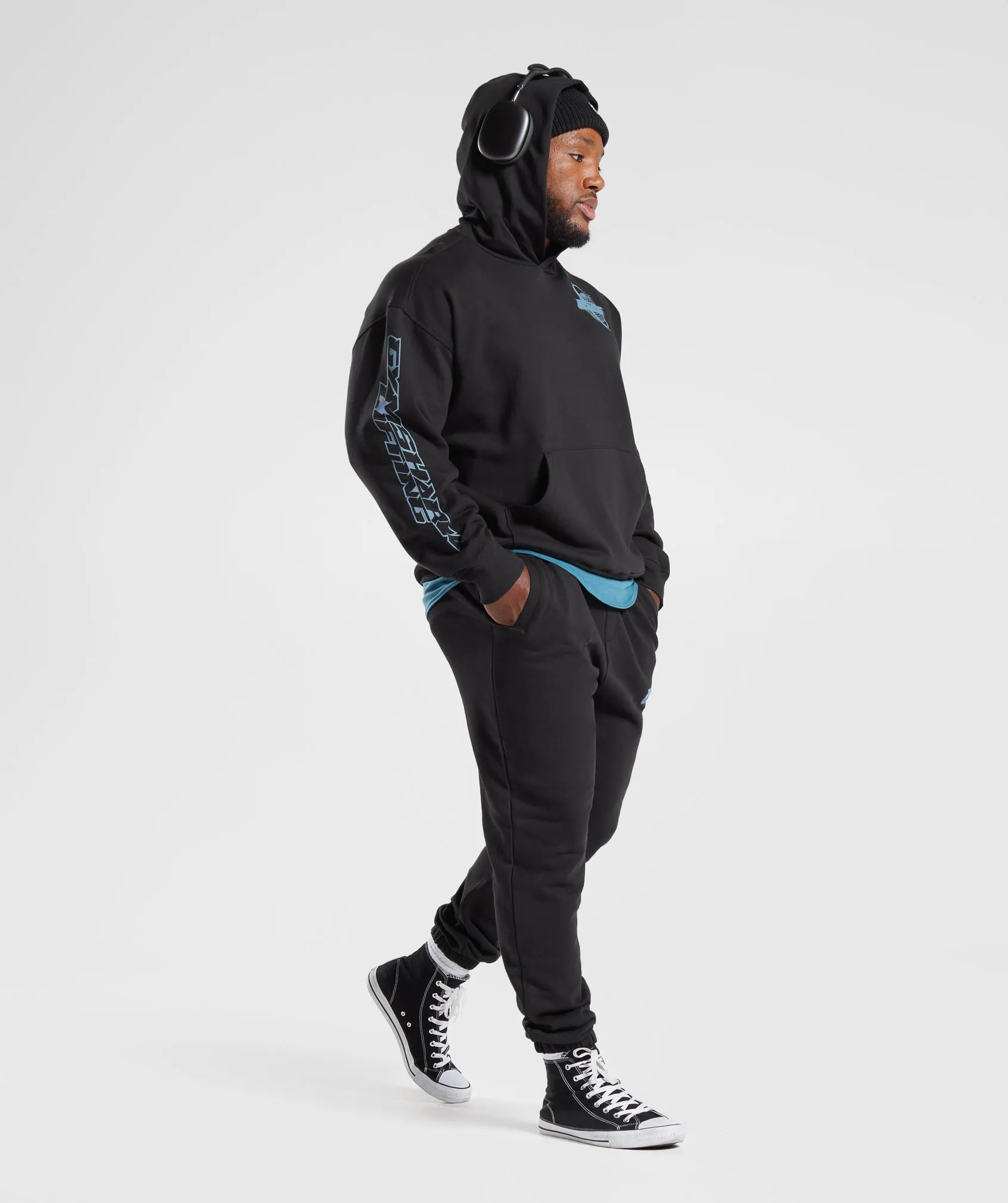 Gymshark Intergalactic Lifting Hoodie - Black