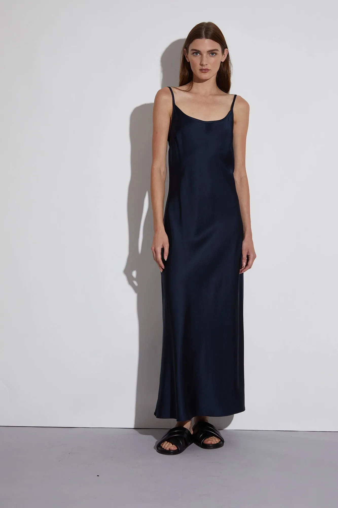 Haley Slip Dress Navy