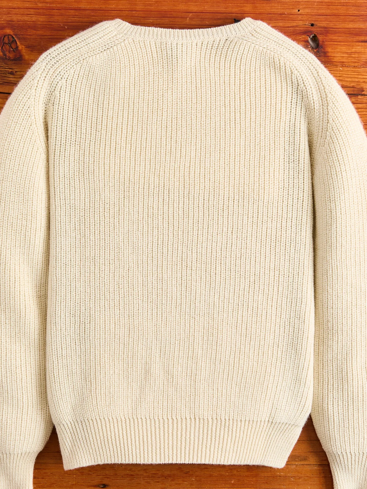 Highland Shakerknit Sweater in Cream