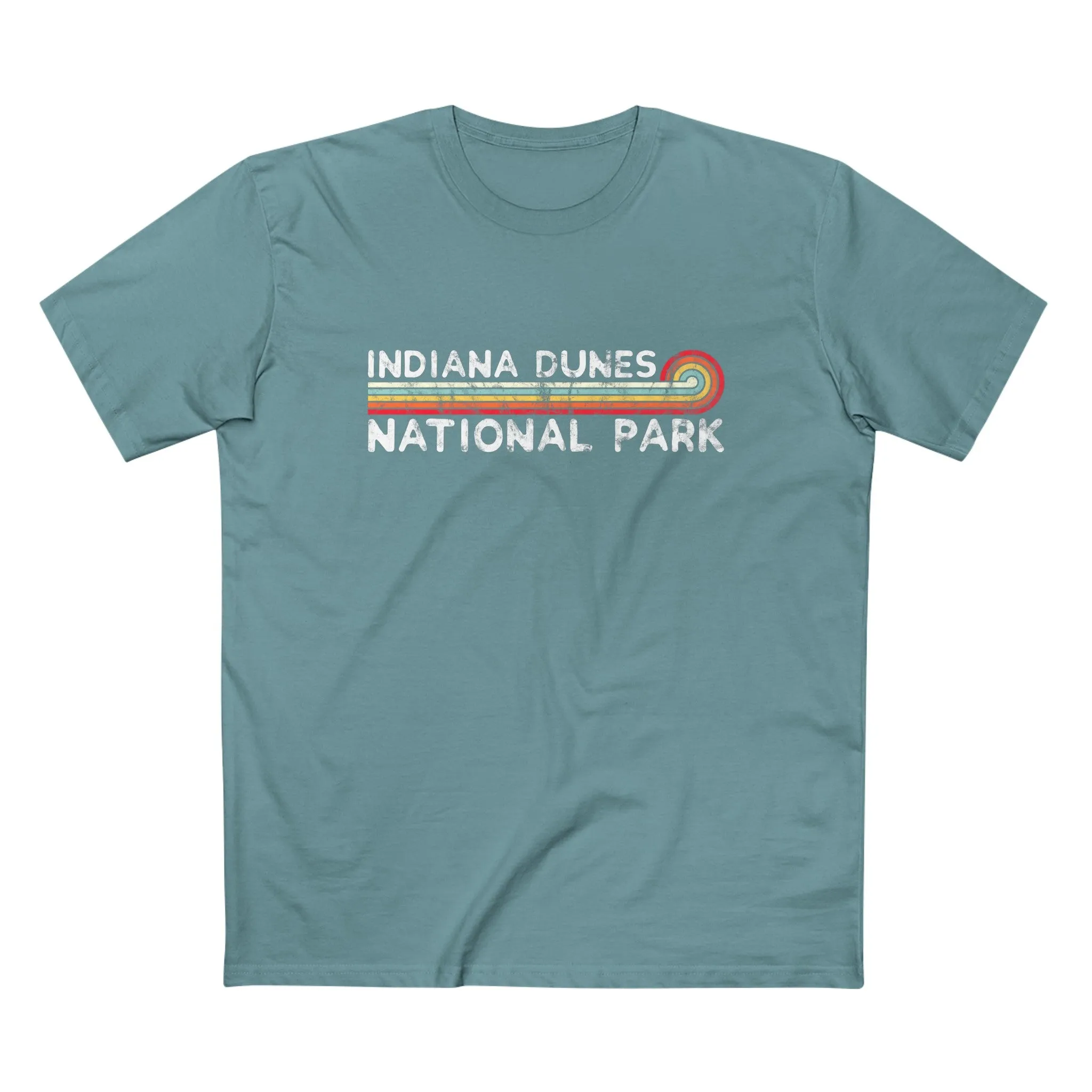 Indiana Dunes National Park T-Shirt - Vintage Stretched Sunrise