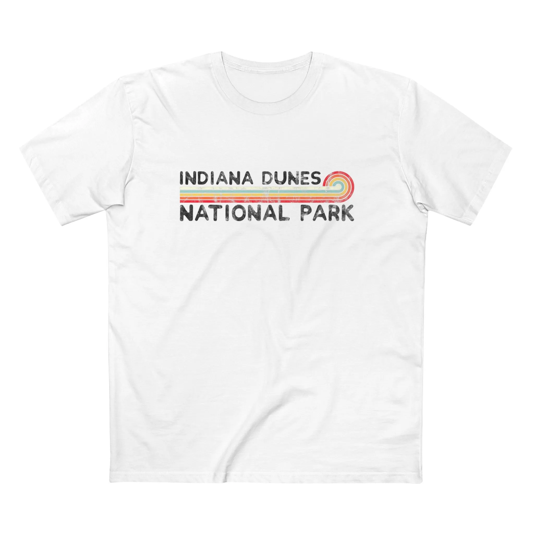 Indiana Dunes National Park T-Shirt - Vintage Stretched Sunrise