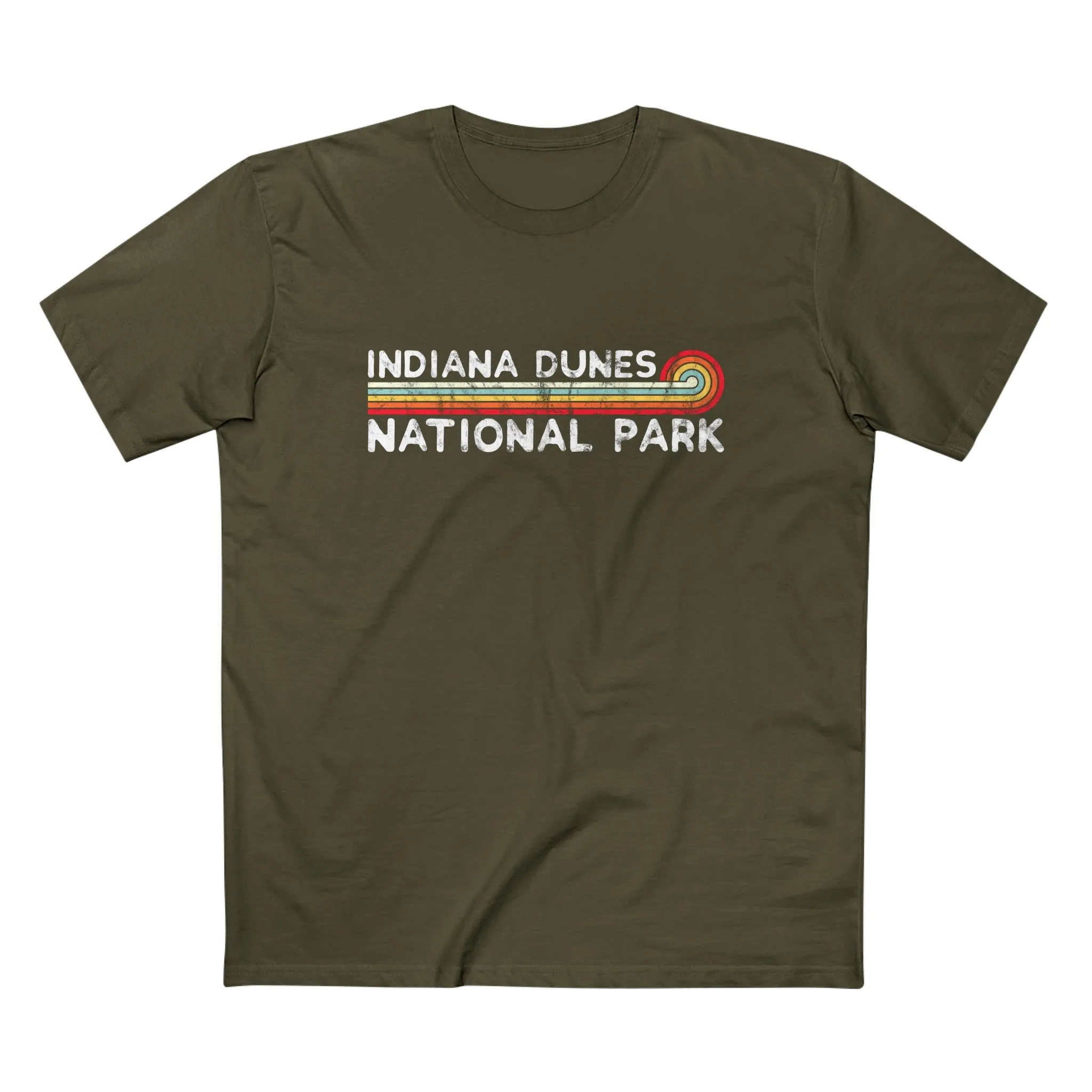 Indiana Dunes National Park T-Shirt - Vintage Stretched Sunrise