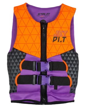 Jetpilot The Cause F/E Youth Neo Vest - Orange Level 50 - 2023