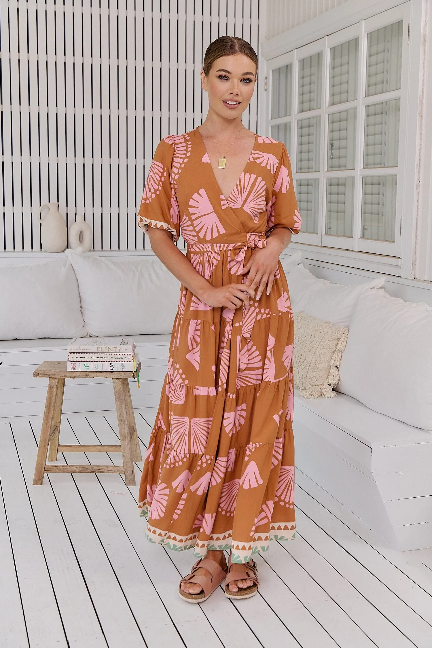 Maddie Wrap Maxi Dress - Suga